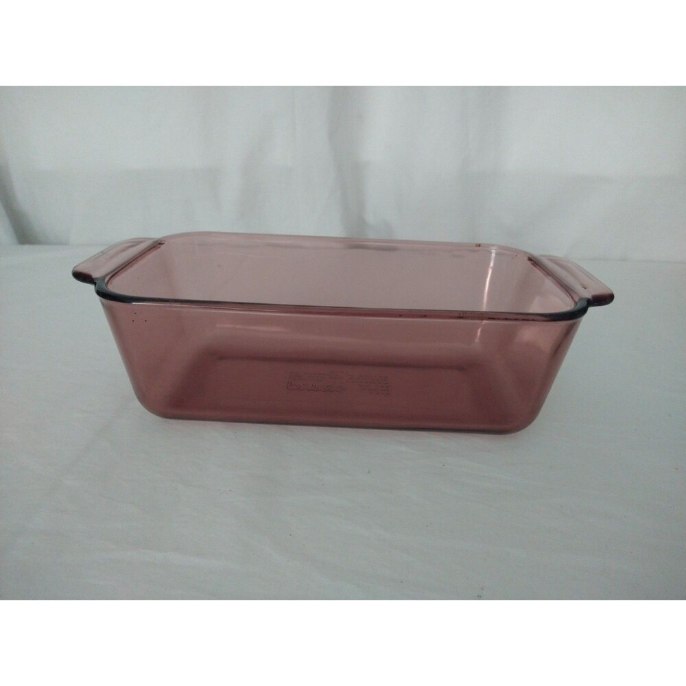 Pyrex Purple Casserole Bread Loaf Pan Baking Dish